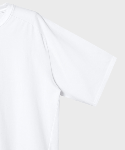 NONBLANK(ノンブランク)の「ラグランハーフスリーブTシャツ_WHITE(Tシャツ/カットソー・メンズ・その他・MEDIUM/X-LARGE/LARGE)」の2枚目の写真