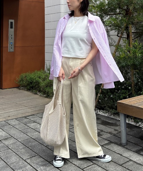 ISOOK(アイスー)の「【ISOOK / アイスー】クロシェ編みトートバッグ / ショルダーバッグ サマーニット カジュアル 大容量 A4サイズ収納可 ZOZOTOWN限定(トートバッグ・レディース・ブラック/アイボリー・FREE)」の17枚目の写真