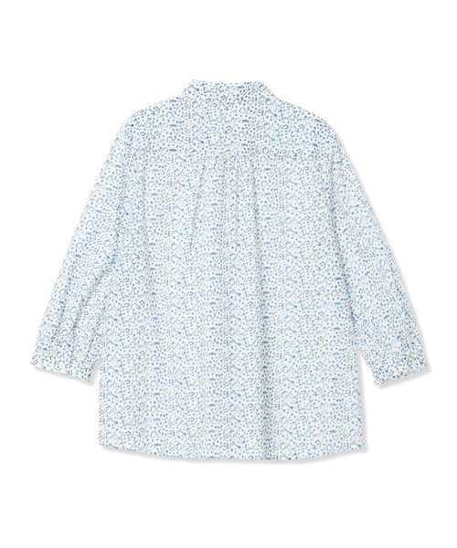 DECOY SINCE 1981(デコイシンスイチキュウハチイチ)の「【Liberty】花柄リバティシアーピンタックブラウス(シャツ/ブラウス・レディース・ブルー/ピンク・9号/11号/13号)」の17枚目の写真