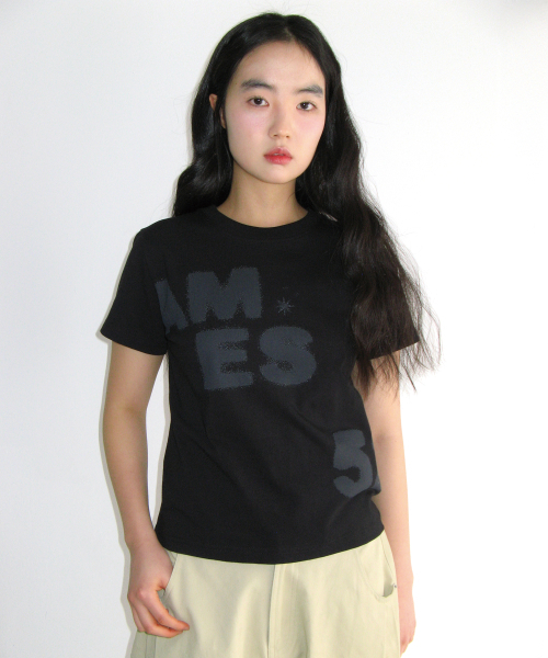 AMESWORLDWIDE(アメスワールドワイド)の「SPRAY 52 TYPO TEE BLACK(Tシャツ/カットソー・レディース・その他・SMALL/MEDIUM/LARGE)」の10枚目の写真