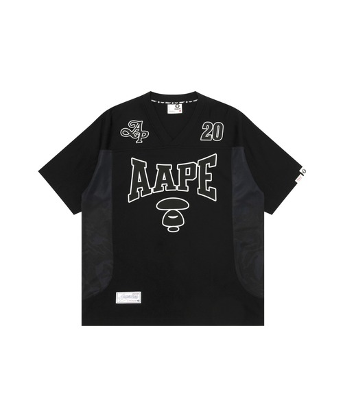 AAPE BY A BATHING APE(エーエイプバイアベイシングエイプ)の「AAPE FANCY MAIN TEE(Tシャツ/カットソー・メンズ・ブラック/ダークグリーン・MEDIUM/SMALL/LARGE/X-LARGE)」の2枚目の写真