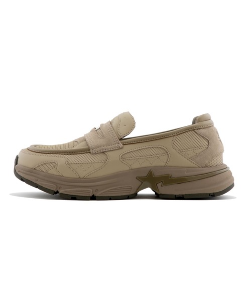 A BATHING APE(アベイシングエイプ)の「SHARK STA LOAFER #2(ローファー・メンズ・ベージュ・9/10/9.5/8.5/7/11/12/8)」の6枚目の写真
