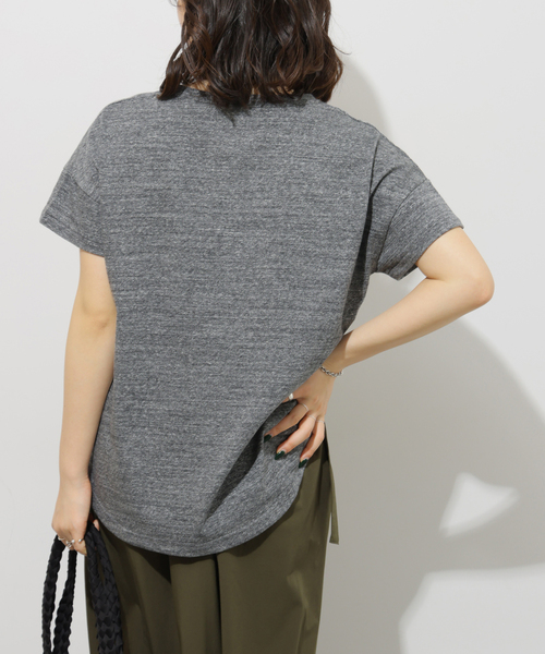 JOURNAL STANDARD relume（ジャーナルスタンダード　レリューム）の「【HOLIDAYS COMFORT/ホリデーズ コンフォート】ラフィテンジクTEE（Tシャツ/カットソー・レディース・ダークパープル/グレー/スミクロ/ライトグレー・FREE）」の22枚目の写真
