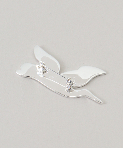 SLOBE IENA（スローブイエナ）の「ADRAR/アドラル BIRD BROOCH（その他ヘアアクセサリー・レディース・シルバー・FREE）」の2枚目の写真