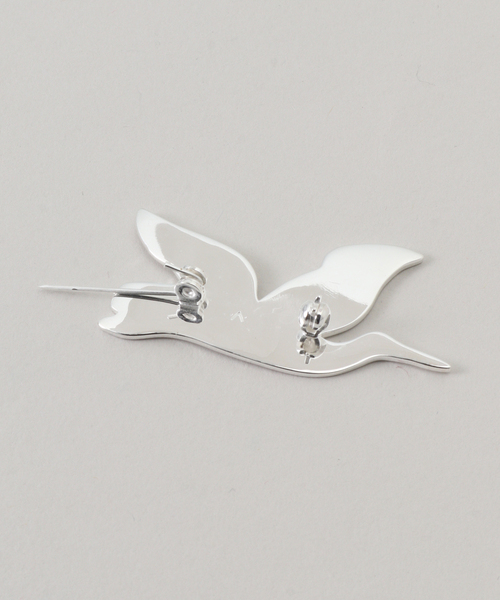 SLOBE IENA（スローブイエナ）の「ADRAR/アドラル BIRD BROOCH（その他ヘアアクセサリー・レディース・シルバー・FREE）」の3枚目の写真
