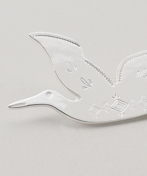 SLOBE IENA（スローブイエナ）の「ADRAR/アドラル BIRD BROOCH（その他ヘアアクセサリー・レディース・シルバー・FREE）」の5枚目の写真