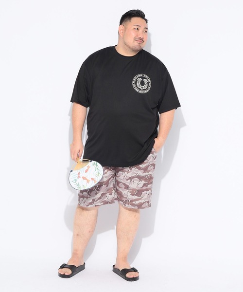 B&T CLUB(ビーティークラブ)の「ショートパンツ ハーフパンツ 短パン メンズ 大きいサイズ ACTIVE GEAR ストレッチ 総柄 ショーツ 夏 アウトドア レジャー B&T CLUB ビーアンドティークラブ(その他パンツ・メンズ・ベージュ/ブラック・X1(3L~4L)/X2(4L~5L)/X3(6L~7L)/X4(8L~9L))」の19枚目の写真