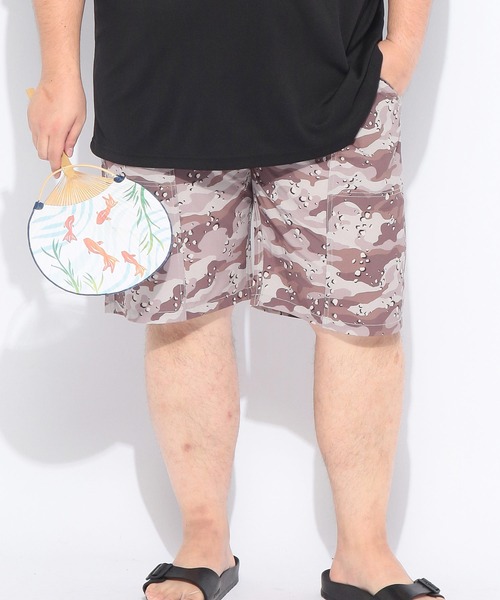 B&T CLUB(ビーティークラブ)の「ショートパンツ ハーフパンツ 短パン メンズ 大きいサイズ ACTIVE GEAR ストレッチ 総柄 ショーツ 夏 アウトドア レジャー B&T CLUB ビーアンドティークラブ(その他パンツ・メンズ・ベージュ/ブラック・X1(3L~4L)/X2(4L~5L)/X3(6L~7L)/X4(8L~9L))」の21枚目の写真