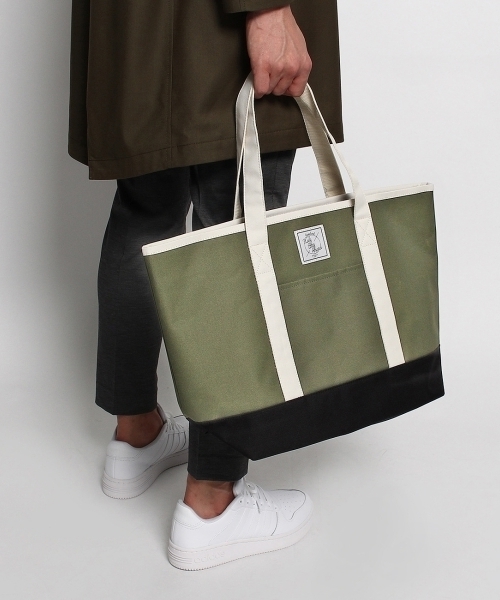 THE SHOP TK （ザ ショップ ティーケー ）の「キャンバストートバッグ（トートバッグ・メンズ・ブラック/ブルー/ホワイト/グリーン・00）」の8枚目の写真