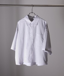Art re A select（アトリエセレクト）の「【MADE IN KOREA】ブロード クロップド丈ストライプシャツ（シャツ/ブラウス）」