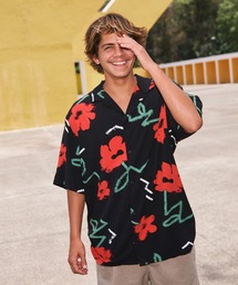 QUIKSILVER メンズ SAFE PARADISE SS 半袖レーヨンシャツ コンフォートフィット【2026年春夏モデル】
