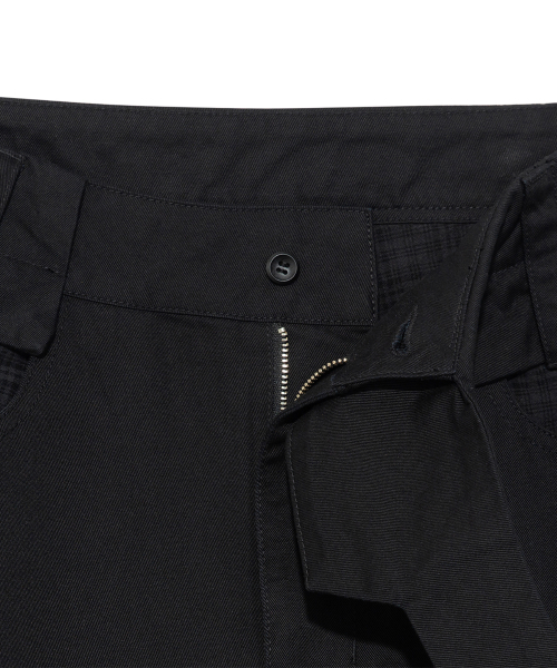 THECOLDESTMOMENT(ザコールデストモーメント)の「TCM belted check panel pants (black)(その他パンツ・レディース・その他・LARGE/MEDIUM/SMALL)」の6枚目の写真