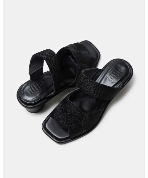fitfit(フィットフィット)の「バナナヒールジュートミュール(サンダル・レディース・ブラック/ブロンズ・22.5cm/22cm/25.0cm/24.5cm/24cm/23.5cm/23cm)」の13枚目の写真