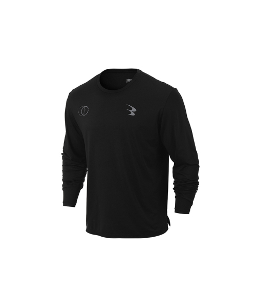 BORN TO WIN(ボーントゥウィン)の「CURVE B エアフローメッシュ ロングスリーブ(ブラック)(Tシャツ/カットソー・メンズ・その他・3/2/1/4)」の2枚目の写真
