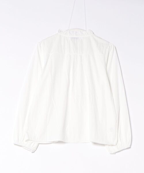 BLANC FICELLE(ブランフィセル)の「バルーンスリーブ 薄手シャツ(シャツ/ブラウス・レディース・White・M/L/XL)」の2枚目の写真
