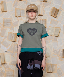 ウェスタンハートTシャツ / カーキ