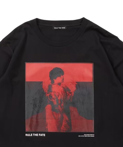 RULE THE FATE(ルールザフェイト)の「RTF PHOTO LONG SLEEVE TEE/フォトロングスリーブティー(Tシャツ/カットソー・メンズ・ベージュ/ブラック・1/2)」の4枚目の写真