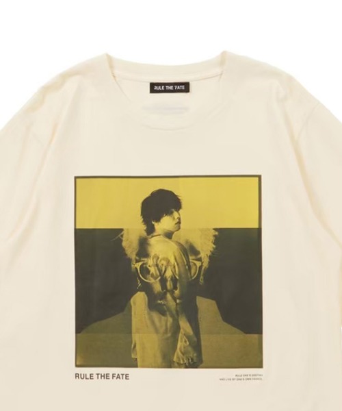 RULE THE FATE(ルールザフェイト)の「RTF PHOTO LONG SLEEVE TEE/フォトロングスリーブティー(Tシャツ/カットソー・メンズ・ベージュ/ブラック・1/2)」の7枚目の写真