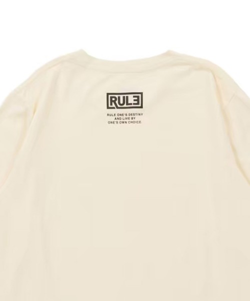 RULE THE FATE(ルールザフェイト)の「RTF PHOTO LONG SLEEVE TEE/フォトロングスリーブティー(Tシャツ/カットソー・メンズ・ベージュ/ブラック・1/2)」の8枚目の写真
