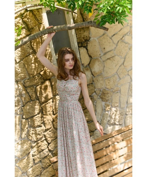 ERADIE(エラディエ)の「Printed Bustier Dress プリントビスチェワンピース(ワンピース・レディース・ホワイト系その他/イエロー系その他・FREE)」の21枚目の写真