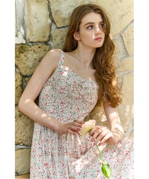 ERADIE(エラディエ)の「Printed Bustier Dress プリントビスチェワンピース(ワンピース・レディース・ホワイト系その他/イエロー系その他・FREE)」の18枚目の写真