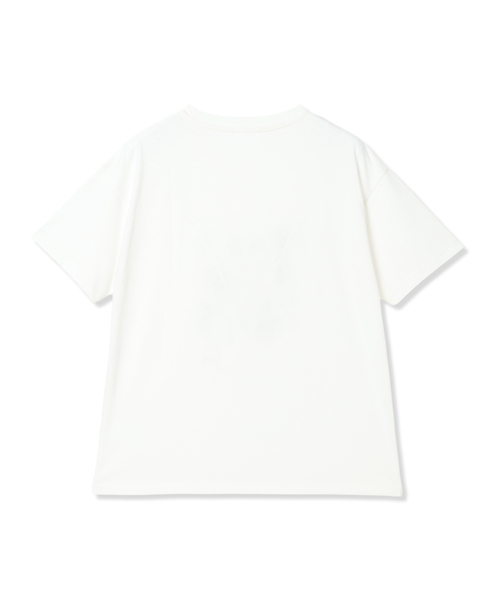 CROSSPLUS ONLINE(クロスプラスオンライン)の「トコロコムギお野菜にゃんこ半袖Tシャツ(Tシャツ/カットソー・レディース・ホワイト/ライトグリーン・M/L)」の3枚目の写真