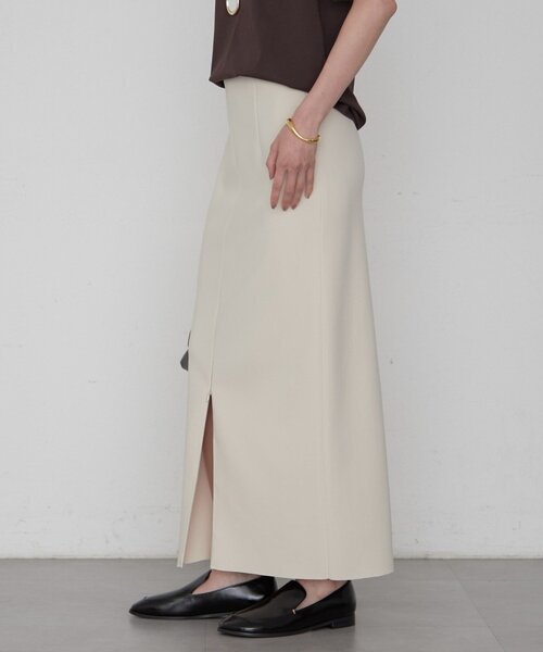 LOUNGEDRESS(ラウンジドレス)の「《美シルエット》ジョーゼット2WAYタイトスカート(スカート・レディース・ライトベージュ/ブラック・MEDIUM/SMALL/LARGE)」の8枚目の写真