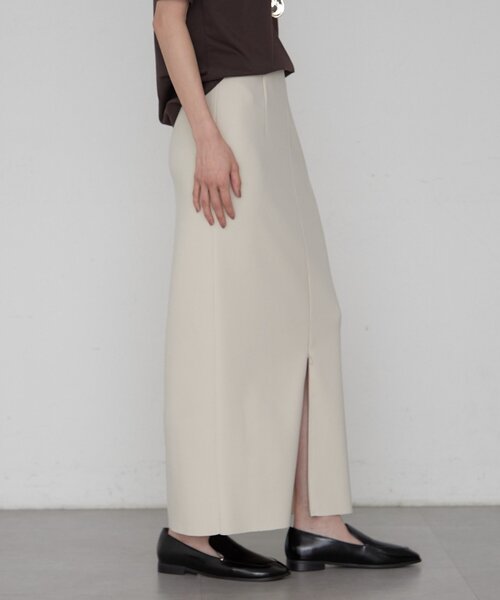 LOUNGEDRESS(ラウンジドレス)の「《美シルエット》ジョーゼット2WAYタイトスカート(スカート・レディース・ライトベージュ/ブラック・MEDIUM/SMALL/LARGE)」の6枚目の写真