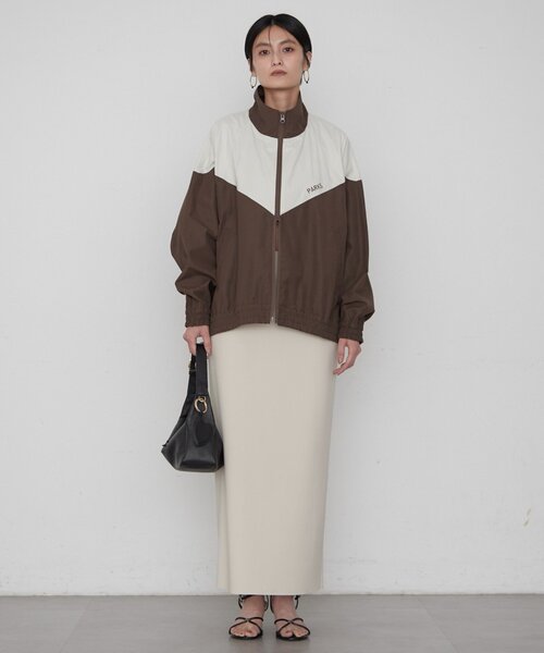 LOUNGEDRESS(ラウンジドレス)の「《美シルエット》ジョーゼット2WAYタイトスカート(スカート・レディース・ライトベージュ/ブラック・MEDIUM/SMALL/LARGE)」の5枚目の写真
