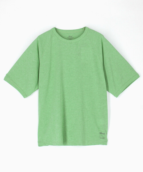 NANGA(ナンガ)の「NANGA/ナンガ DRY MIX RAGLAN SLEEVE TEE/ドライミックス ラグランスリーブ Tシャツ<br>(Tシャツ/カットソー・メンズ・ホワイト/グリーン/ブラック・MEDIUM/X-LARGE/LARGE)」の3枚目の写真