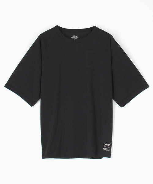 NANGA(ナンガ)の「NANGA/ナンガ DRY MIX RAGLAN SLEEVE TEE/ドライミックス ラグランスリーブ Tシャツ<br>(Tシャツ/カットソー・メンズ・ホワイト/グリーン/ブラック・MEDIUM/X-LARGE/LARGE)」の2枚目の写真