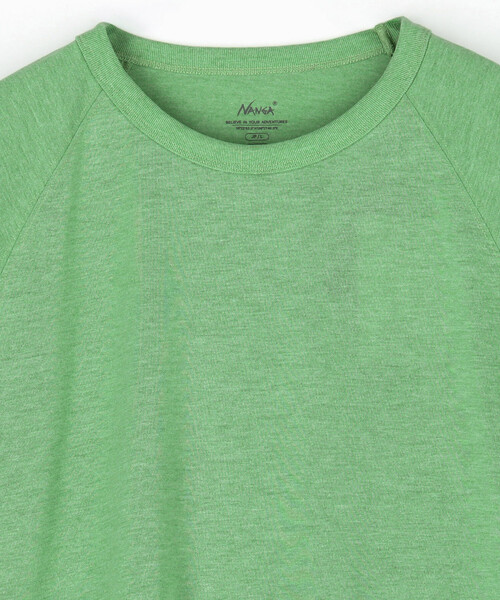 NANGA(ナンガ)の「NANGA/ナンガ DRY MIX RAGLAN SLEEVE TEE/ドライミックス ラグランスリーブ Tシャツ<br>(Tシャツ/カットソー・メンズ・ホワイト/グリーン/ブラック・MEDIUM/X-LARGE/LARGE)」の5枚目の写真
