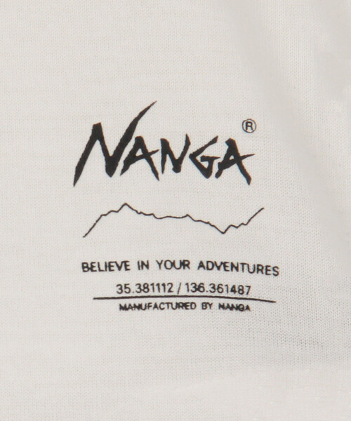 NANGA(ナンガ)の「NANGA/ナンガ DRY MIX RAGLAN SLEEVE TEE/ドライミックス ラグランスリーブ Tシャツ<br>(Tシャツ/カットソー・メンズ・ホワイト/グリーン/ブラック・MEDIUM/X-LARGE/LARGE)」の10枚目の写真