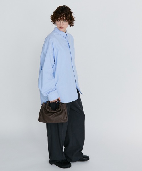 arholiday.standard（エーアールホリデースタンダード）の「2way ring handle gathered bag / 2WAYリングハンドルギャザーバッグ（ハンドバッグ・レディース・ブラウン/ブラック・FREE）」の19枚目の写真