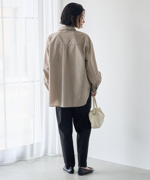 coen(コーエン)の「【定番/秋カラー/ストレッチ性/撥水/UVカット】【シリーズ累計販売数20万本突破】イージービューティーテーパードパンツ(WEB限定サイズ)(その他パンツ・レディース・ダークグレー/ロイヤルブルー/ベージュ/オリーブ/ダークブラウン/ブラック・XS/S/M/L/XL)」の14枚目の写真