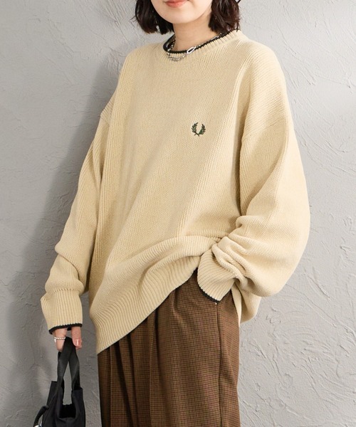 FRED PERRY вариант с вышитым логотипом на груди, мужская футболка с круглым вырезом