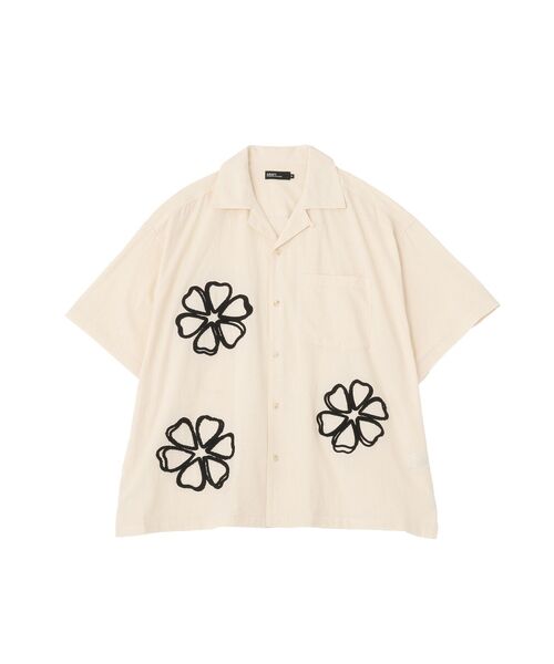 CRAFT STANDARD BOUTIQUE(クラフトスタンダードブティック)の「花柄オープンカラーシャツ(シャツ/ブラウス・メンズ・チャコールグレー/アイボリー/ブラウン・M/L)」の12枚目の写真