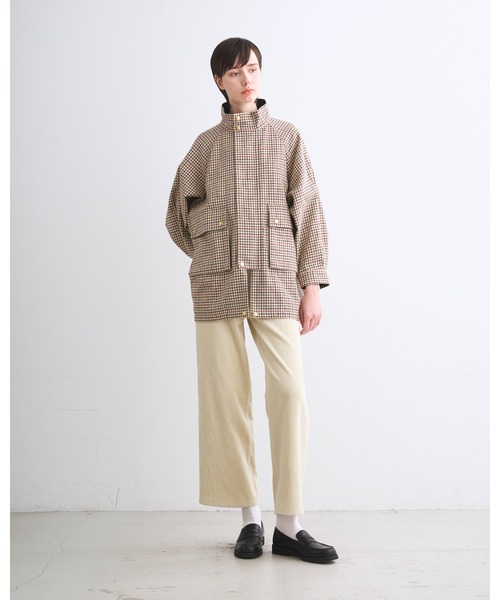 Traditional Weatherwear（トラディショナルウェザーウェア）の「ELGIN（ステンカラーコート・レディース・レッド系その他/ブラック系その他・32）」の4枚目の写真