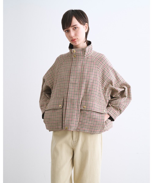 Traditional Weatherwear（トラディショナルウェザーウェア）の「ELGIN（ステンカラーコート・レディース・レッド系その他/ブラック系その他・32）」の8枚目の写真