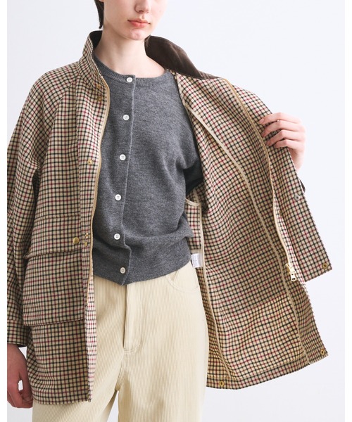 Traditional Weatherwear（トラディショナルウェザーウェア）の「ELGIN（ステンカラーコート・レディース・レッド系その他/ブラック系その他・32）」の9枚目の写真