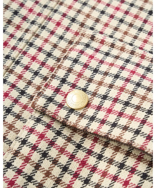 Traditional Weatherwear（トラディショナルウェザーウェア）の「ELGIN（ステンカラーコート・レディース・レッド系その他/ブラック系その他・32）」の13枚目の写真