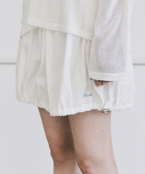 NICK&NICOLE(ニックアンドニコール)の「SIDE POCKET BALLOON SKIRT_IVORY(スカート・レディース・その他・FREE)」の3枚目の写真