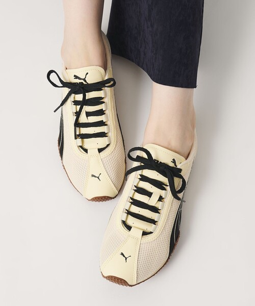 PUMA(プーマ)の「<PUMA>H STREET MESH スニーカー(スニーカー・レディース・クリーム/ブラック・24.5cm/23.5cm/23cm/25cm/24cm)」の2枚目の写真