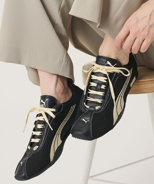 PUMA(プーマ)の「<PUMA>H STREET MESH スニーカー(スニーカー・レディース・クリーム/ブラック・24.5cm/23.5cm/23cm/25cm/24cm)」の1枚目の写真