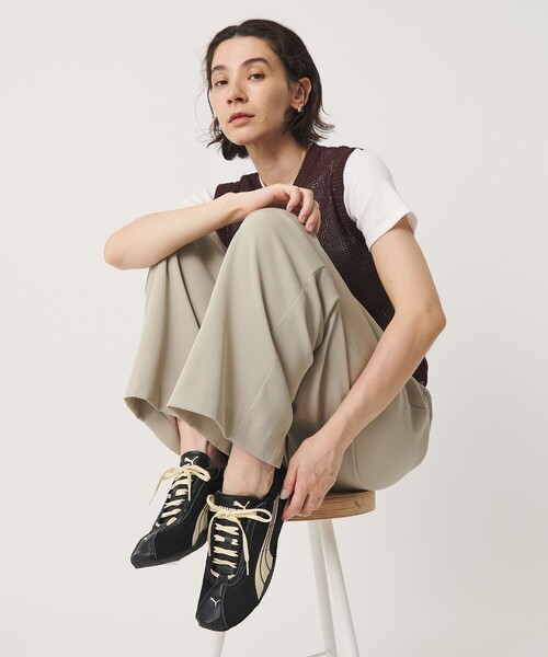 PUMA(プーマ)の「<PUMA>H STREET MESH スニーカー(スニーカー・レディース・クリーム/ブラック・24.5cm/23.5cm/23cm/25cm/24cm)」の6枚目の写真