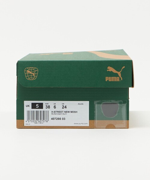 PUMA(プーマ)の「<PUMA>H STREET MESH スニーカー(スニーカー・レディース・クリーム/ブラック・24.5cm/23.5cm/23cm/25cm/24cm)」の4枚目の写真