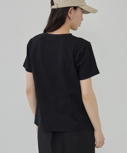 GALLEST(ギャレスト)の「フレンチブルTシャツ(Tシャツ/カットソー・レディース・ホワイト/ブラック・38)」の5枚目の写真