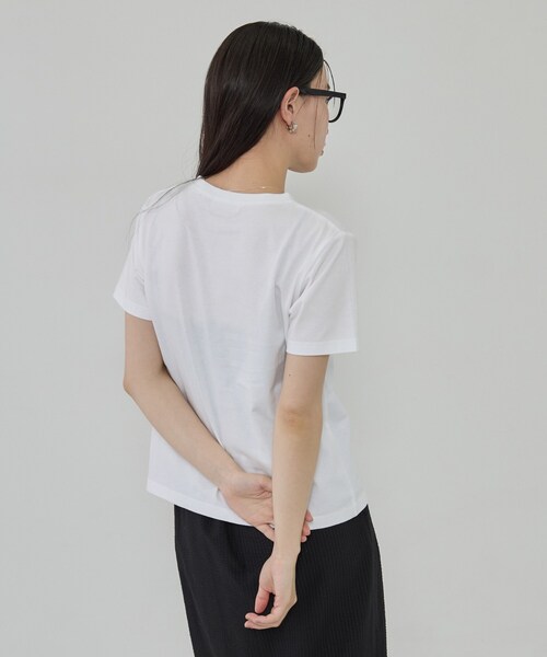 GALLEST(ギャレスト)の「フレンチブルTシャツ(Tシャツ/カットソー・レディース・ホワイト/ブラック・38)」の12枚目の写真