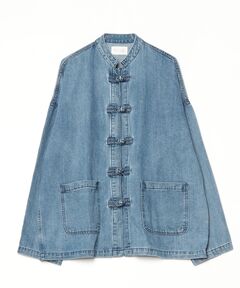 NEIGHBORHOOD デニムカバーオール　ノーカラー　ジャケット セール】ノーカラーデニムカバーオール（デニムジャケット）｜AMERICAN