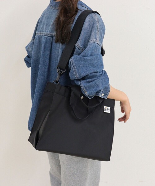 Drifter（ドリフター）の「【Drifter/ドリフター】FAIRPORT TOTE（トートバッグ・レディース・ブラウン系その他/ブラウン/ブラック・FREE）」の2枚目の写真